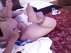 Chubby amatérské asijské zralé hračka hry